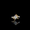 Elegant gold and diamond ring