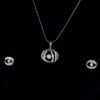 Aurex Eye Diamond Pendant Set.