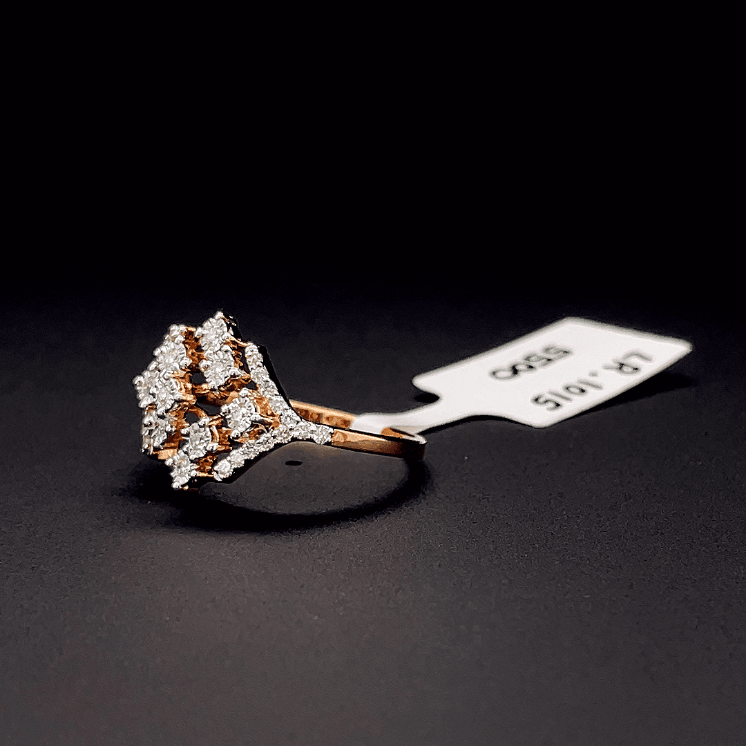 Floreza Diamond Cluster Ring.
