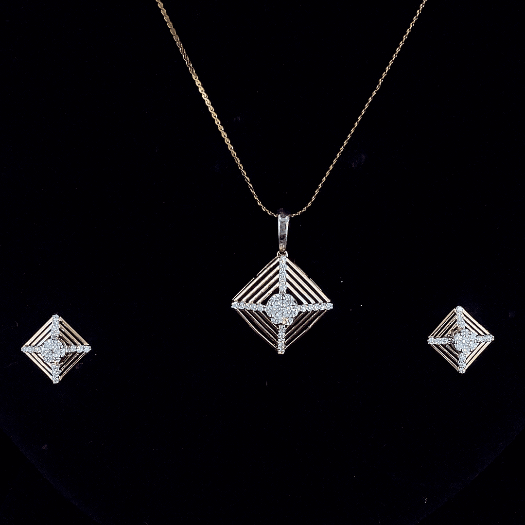 Zyvenra Diamond Pendant Set (1)