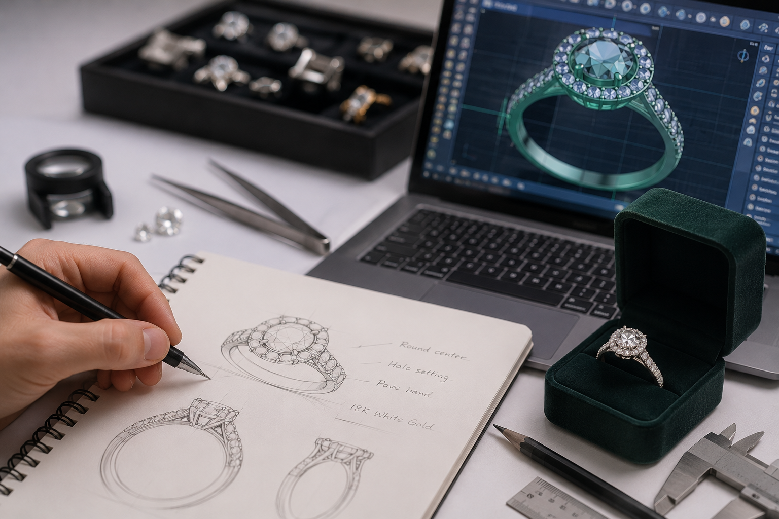 Natural Diamond Jewellery Manufacturer in India