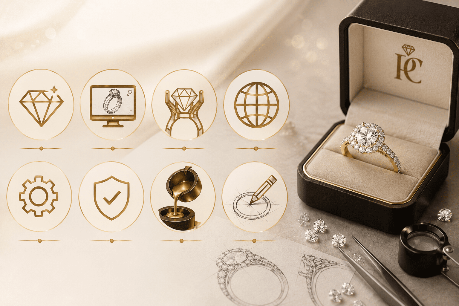 Natural Diamond Jewellery Manufacturer in India