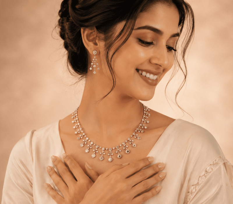 diamond necklace pc exim